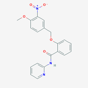 2-[(4-methoxy-3-nitrobenzyl)oxy]-N-2-pyridinylbenzamide