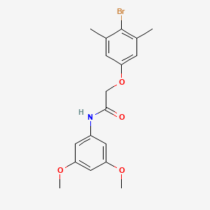 2-(4-bromo-3,5-dimethylphenoxy)-N-(3,5-dimethoxyphenyl)acetamide