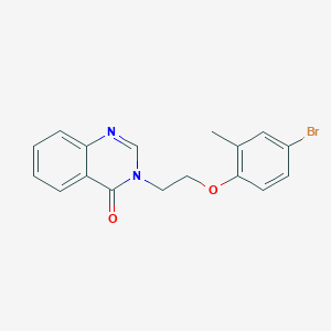 3-[2-(4-bromo-2-methylphenoxy)ethyl]-4(3H)-quinazolinone