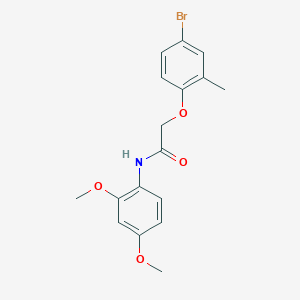 2-(4-bromo-2-methylphenoxy)-N-(2,4-dimethoxyphenyl)acetamide