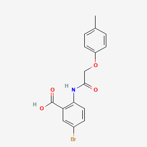 5-bromo-2-{[(4-methylphenoxy)acetyl]amino}benzoic acid