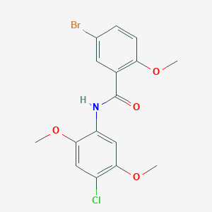 5-bromo-N-(4-chloro-2,5-dimethoxyphenyl)-2-methoxybenzamide