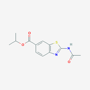 Isopropyl 2-(acetylamino)-1,3-benzothiazole-6-carboxylate
