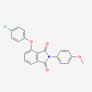 4-(4-chlorophenoxy)-2-(4-methoxyphenyl)-1H-isoindole-1,3(2H)-dione