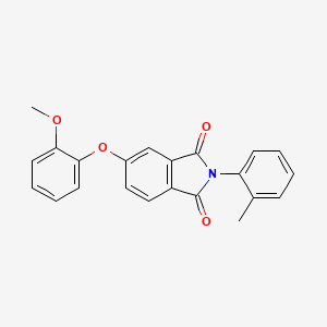 5-(2-methoxyphenoxy)-2-(2-methylphenyl)-1H-isoindole-1,3(2H)-dione