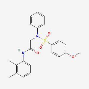 N~1~-(2,3-dimethylphenyl)-N~2~-[(4-methoxyphenyl)sulfonyl]-N~2~-phenylglycinamide