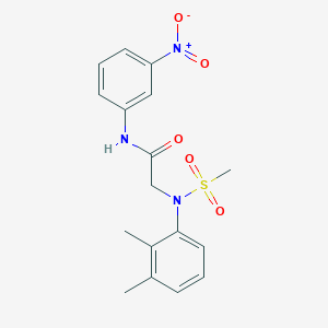 N~2~-(2,3-dimethylphenyl)-N~2~-(methylsulfonyl)-N-(3-nitrophenyl)glycinamide