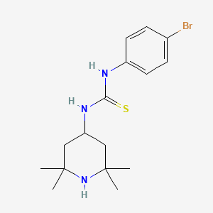 1-(4-Bromophenyl)-3-(2,2,6,6-tetramethylpiperidin-4-yl)thiourea