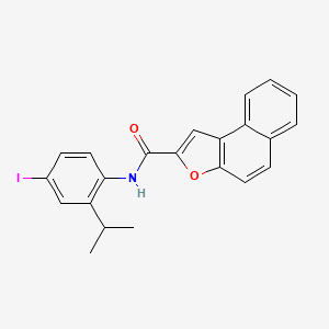 N-[4-iodo-2-(propan-2-yl)phenyl]naphtho[2,1-b]furan-2-carboxamide