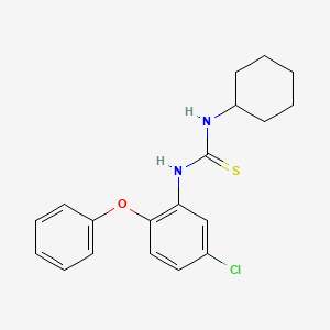 1-(5-Chloro-2-phenoxyphenyl)-3-cyclohexylthiourea