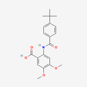 2-[(4-tert-butylbenzoyl)amino]-4,5-dimethoxybenzoic acid