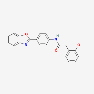 N-[4-(1,3-benzoxazol-2-yl)phenyl]-2-(2-methoxyphenyl)acetamide