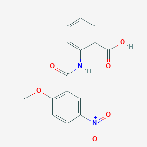 2-{[(2-Methoxy-5-nitrophenyl)carbonyl]amino}benzoic acid