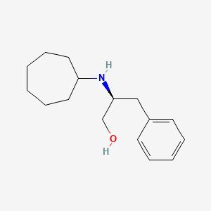 (2S)-2-(cycloheptylamino)-3-phenylpropan-1-ol