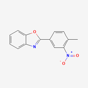 2-(4-methyl-3-nitrophenyl)-1,3-benzoxazole