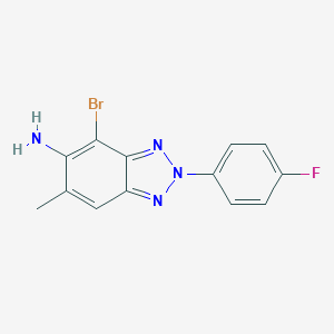 4-bromo-2-(4-fluorophenyl)-6-methyl-2H-benzotriazol-5-amine