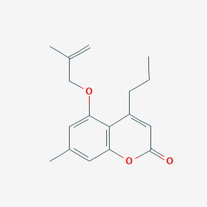 7-methyl-5-[(2-methylprop-2-en-1-yl)oxy]-4-propyl-2H-chromen-2-one