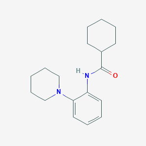 molecular formula C18H26N2O B370536 N-(2-piperidin-1-ylphenyl)cyclohexanecarboxamide CAS No. 708987-09-1