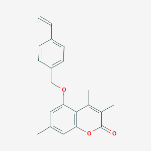 5-[(4-ETHENYLPHENYL)METHOXY]-3,4,7-TRIMETHYL-2H-CHROMEN-2-ONE