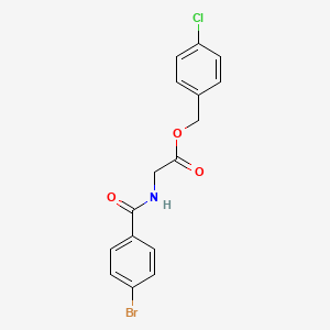 4-chlorobenzyl N-(4-bromobenzoyl)glycinate