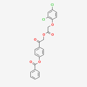 4-(2-{[(2,4-dichlorophenoxy)acetyl]oxy}acetyl)phenyl benzoate