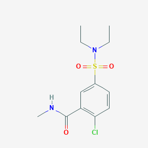 2-chloro-5-(diethylsulfamoyl)-N-methylbenzamide