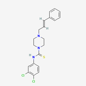 N-(3,4-dichlorophenyl)-4-[(2E)-3-phenylprop-2-en-1-yl]piperazine-1-carbothioamide