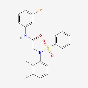 N-(3-BROMOPHENYL)-2-[N-(2,3-DIMETHYLPHENYL)BENZENESULFONAMIDO]ACETAMIDE