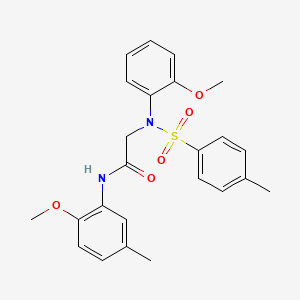 N-(2-METHOXY-5-METHYLPHENYL)-2-[N-(2-METHOXYPHENYL)4-METHYLBENZENESULFONAMIDO]ACETAMIDE