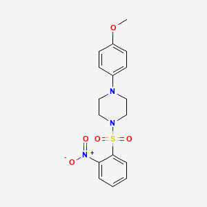 1-(4-methoxyphenyl)-4-[(2-nitrophenyl)sulfonyl]piperazine