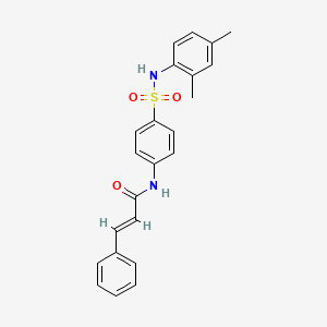 N-(4-{[(2,4-dimethylphenyl)amino]sulfonyl}phenyl)-3-phenylacrylamide