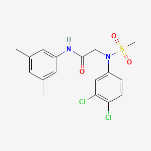 N~2~-(3,4-dichlorophenyl)-N~1~-(3,5-dimethylphenyl)-N~2~-(methylsulfonyl)glycinamide