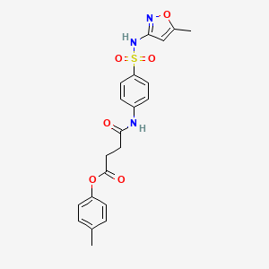 4-methylphenyl 4-[(4-{[(5-methyl-3-isoxazolyl)amino]sulfonyl}phenyl)amino]-4-oxobutanoate