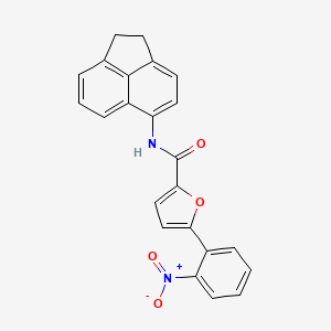 N-(1,2-dihydro-5-acenaphthylenyl)-5-(2-nitrophenyl)-2-furamide