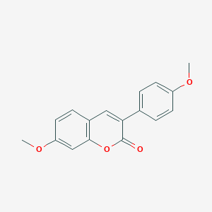 molecular formula C17H14O4 B370686 7-methoxy-3-(4-methoxyphenyl)-2H-chromen-2-one CAS No. 3173-00-0