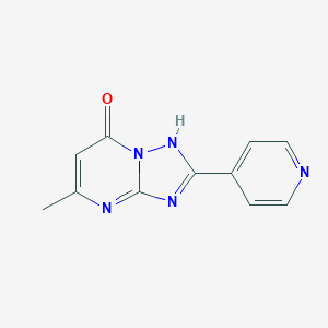 molecular formula C11H9N5O B370690 5-Methyl-2-(4-pyridinyl)[1,2,4]triazolo[1,5-a]pyrimidin-7-ol CAS No. 696647-90-2