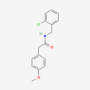 N-(2-chlorobenzyl)-2-(4-methoxyphenyl)acetamide