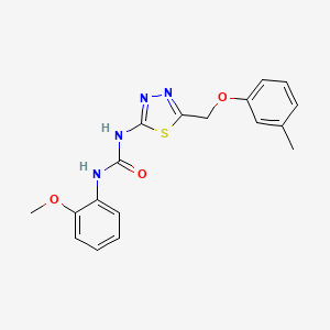 1-(2-Methoxyphenyl)-3-{5-[(3-methylphenoxy)methyl]-1,3,4-thiadiazol-2-yl}urea