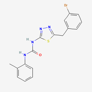 N-[5-(3-bromobenzyl)-1,3,4-thiadiazol-2-yl]-N'-(2-methylphenyl)urea