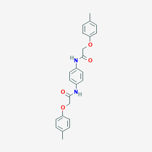 molecular formula C24H24N2O4 B370704 2-(4-methylphenoxy)-N-(4-{[(4-methylphenoxy)acetyl]amino}phenyl)acetamide 