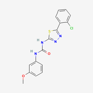 1-[5-(2-Chlorophenyl)-1,3,4-thiadiazol-2-yl]-3-(3-methoxyphenyl)urea