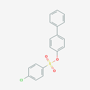 molecular formula C18H13ClO3S B370717 [1,1'-Biphenyl]-4-yl 4-chlorobenzenesulfonate 