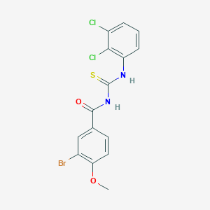 3-bromo-N-[(2,3-dichlorophenyl)carbamothioyl]-4-methoxybenzamide