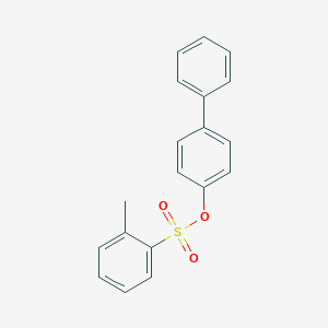 molecular formula C19H16O3S B370739 [1,1'-Biphenyl]-4-yl 2-methylbenzenesulfonate 