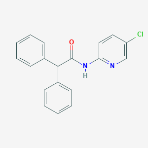 molecular formula C19H15ClN2O B370740 N-(5-chloropyridin-2-yl)-2,2-diphenylacetamide CAS No. 329920-84-5