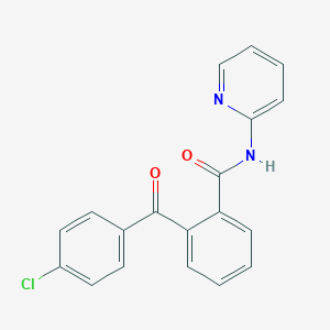 molecular formula C19H13ClN2O2 B370745 2-(4-chlorobenzoyl)-N-(2-pyridinyl)benzamide CAS No. 448198-64-9