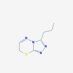 3-propyl-7H-[1,2,4]triazolo[3,4-b][1,3,4]thiadiazine