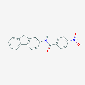 molecular formula C20H14N2O3 B370759 N-(9H-fluoren-2-yl)-4-nitrobenzamide 