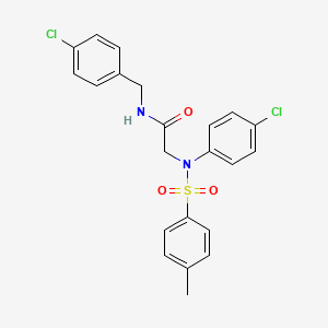 N~1~-(4-chlorobenzyl)-N~2~-(4-chlorophenyl)-N~2~-[(4-methylphenyl)sulfonyl]glycinamide