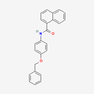 N-[4-(benzyloxy)phenyl]-1-naphthamide